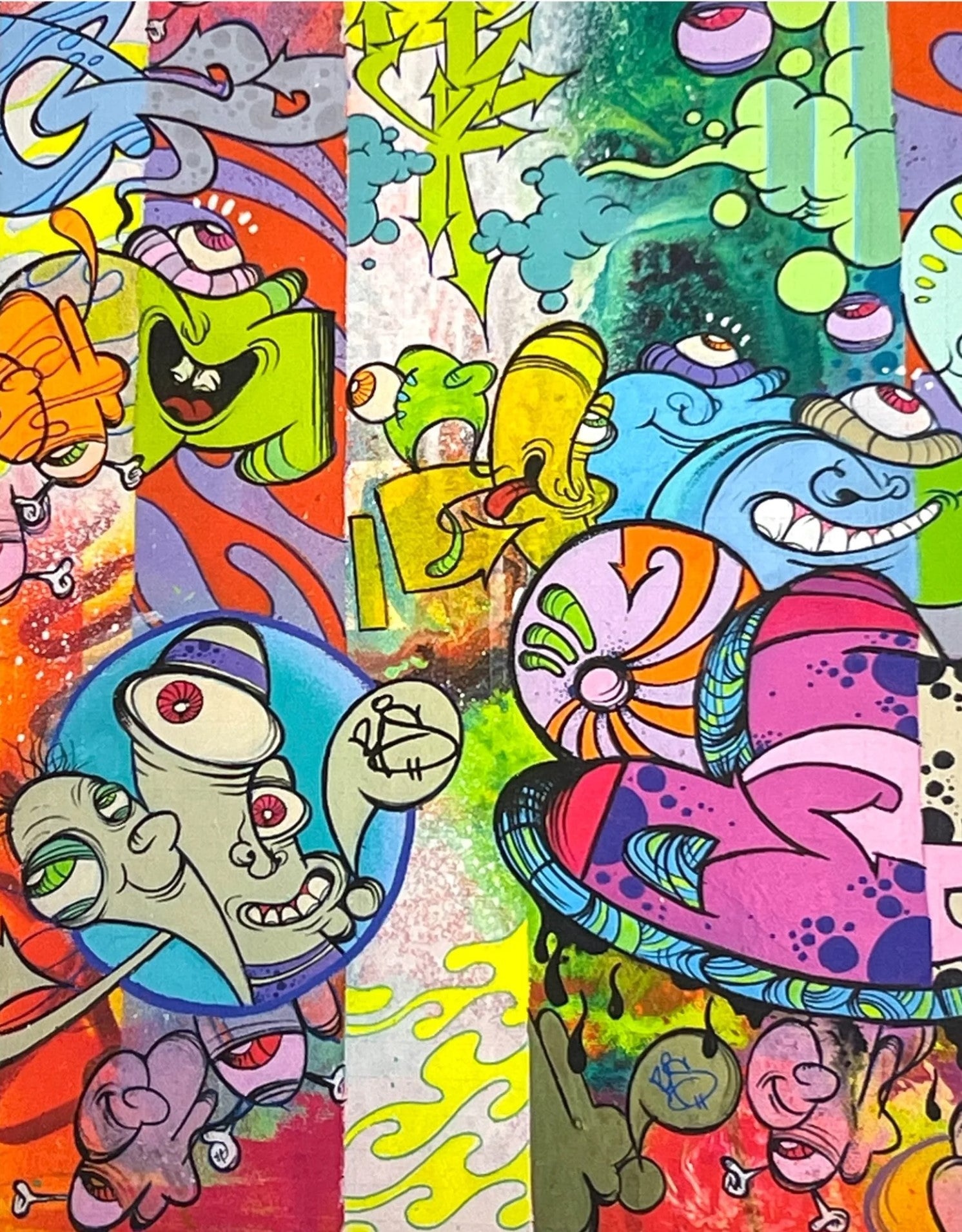 Ghost Lsd Ghost Creatures LSD Blotter Paper Archival Print by Nikola Milosevic ...