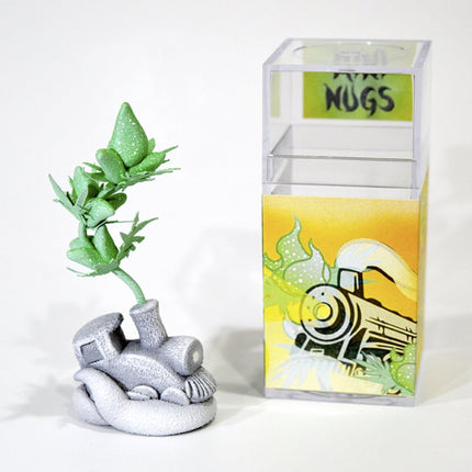 Ghost Haze Train Mini Nugs Sculpture by Nugg Life NY- Ian Ziobrowski