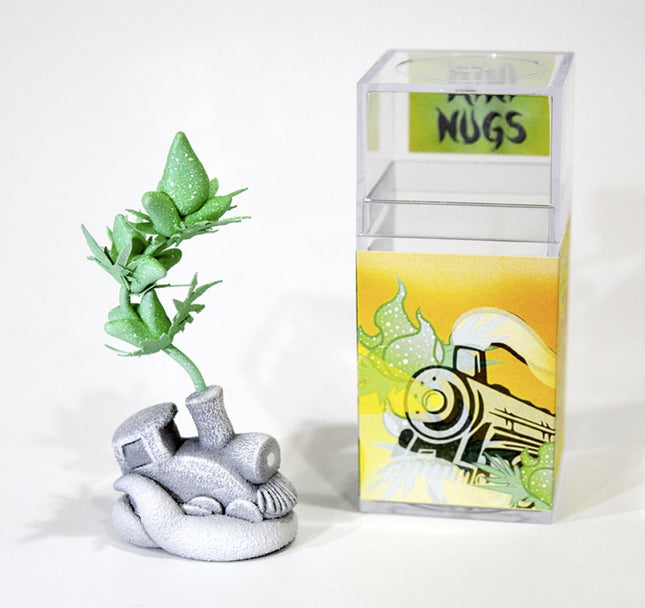 Ghost Haze Train Mini Nugs Sculpture by Nugg Life NY- Ian Ziobrowski