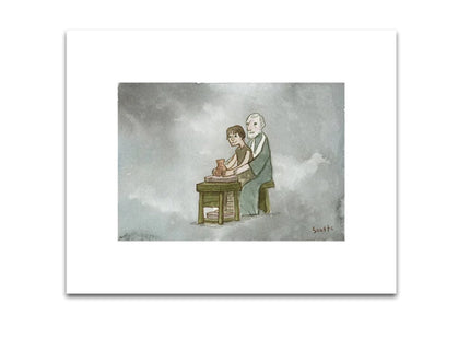 Ghost Pottery Wheel 4 Archival Print by Scotty C