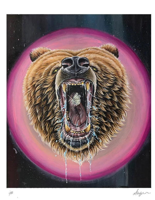 Giddyup Honeybear Giclee Print by Alexis Price