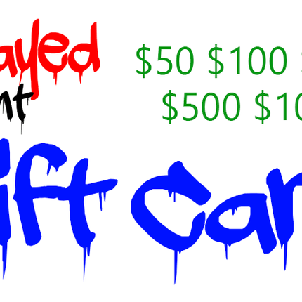 Gift Cards For Graffiti Street Pop Art Enthusiasts