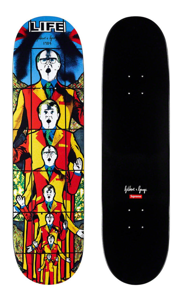 Gilbert & George Death After Life SS19 Skateboard Art Deck by Supreme