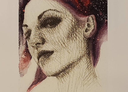 Girls With Stars In Their Hair 2 Giclee Print by Gene Guynn