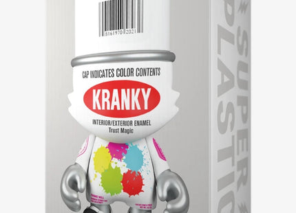 Glossy White SuperKranky SuperPlastic Art Toy by Sket-One