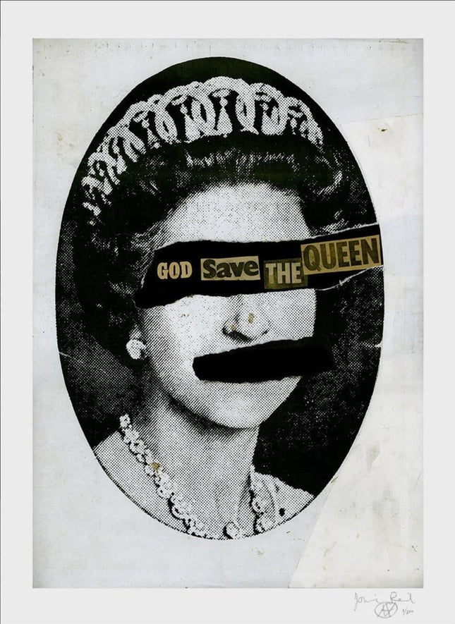 God Save The Queen Collage Giclee Print by Jamie Reid