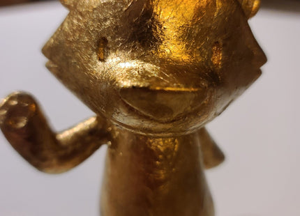 Gold Leaf Awesome Bear Hug Life Gilded Art Toy by Phil Lumbang