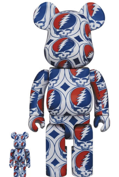Grateful Dead Steal Your Face 100% & 400% Be@rbrick