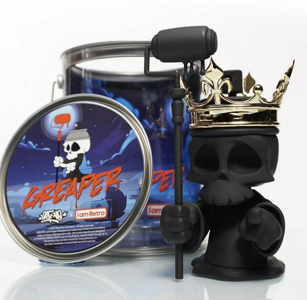 Greaper- Black Death Art Toy by Sket-One