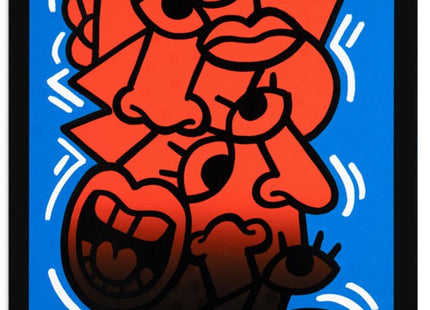 Grey Emotions Printers Select Silkscreen Print by Sheefy McFly- Tashif Turner