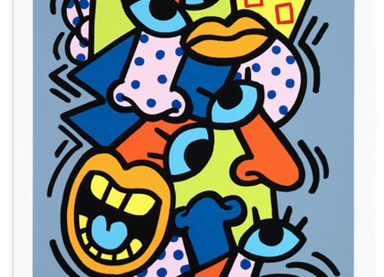 Grey Emotions Standard Silkscreen Print by Sheefy McFly- Tashif Turner