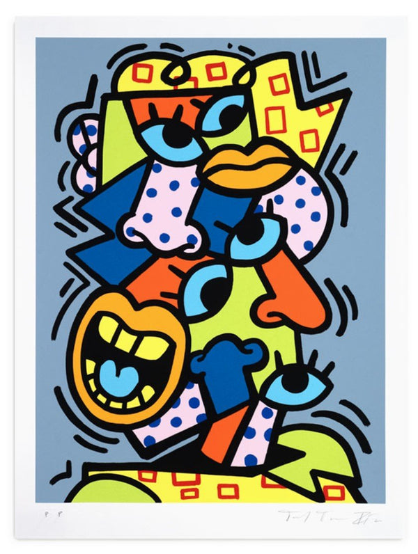 Serigrafía estándar Grey Emotions de Sheefy McFly- Tashif Turner