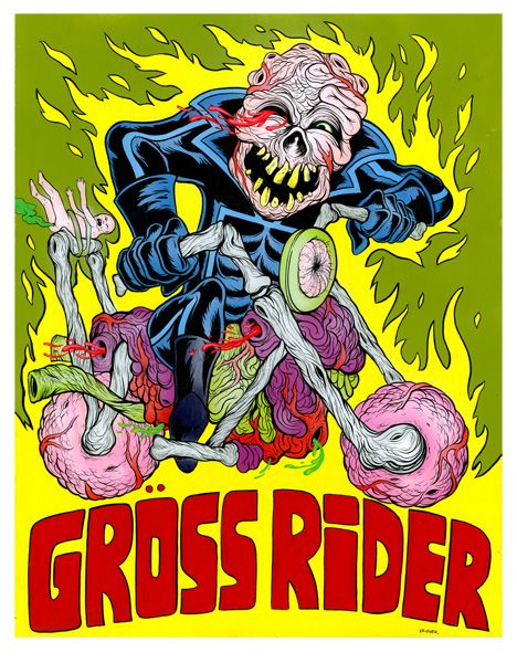 Gross Rider Giclee Print by Skinner