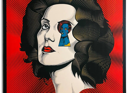 Habibi- Dammed HPM Hand-Embellished Giclee Print by Marwan Shahin