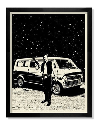 Serigrafía de la furgoneta de Han de Lil Tuffy