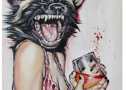 Happy House Whiskey Giclee Print by Alexis Price