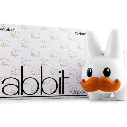 Happy Stache Labbit 10 Inch Art Toy by Frank Kozik