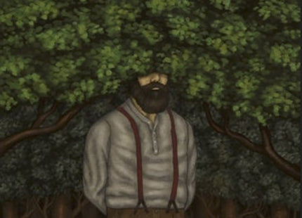 Head In The Trees Archival Print by Ben Kehoe