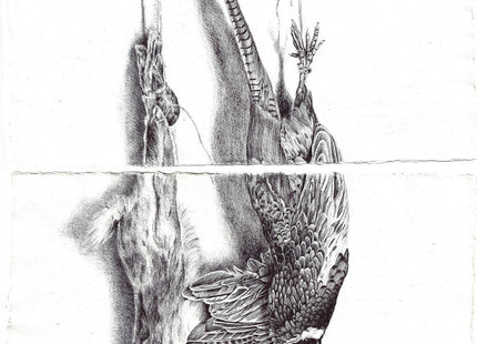 Heart and Soul Original Pen Drawing by Mark Powell