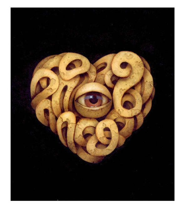 Impression jet d'encre d'origine de coeur par Naoto Hattori