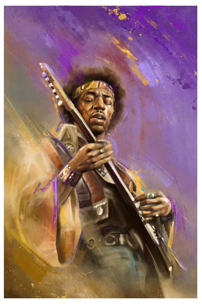 Hendrix Giclee Print by Robert Bruno