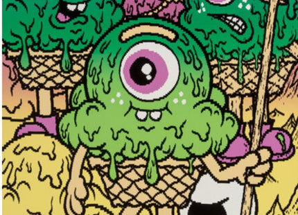 Hercules Pixel Silkscreen Print by Buff Monster