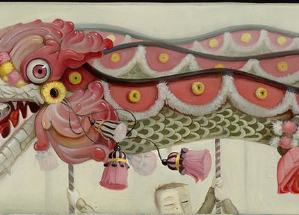 Hoisting the Dragon Giclee Print by Leslie Ditto