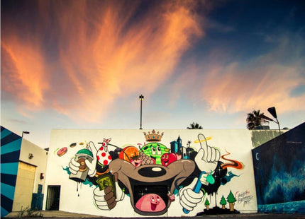 Holiday Mural 2011 Giclee Print by Dabs Myla