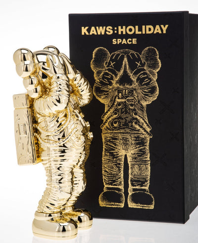 Holiday Space- Gold Fine Art Toy by Kaws- Brian Donnelly