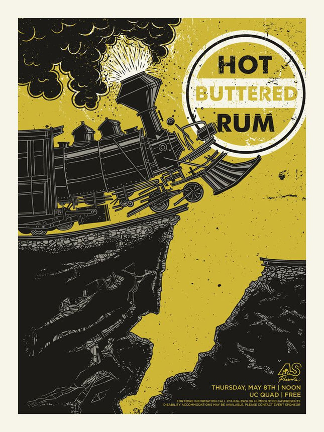 Hot Buttered Rum Silkscreen Print by John Vogl