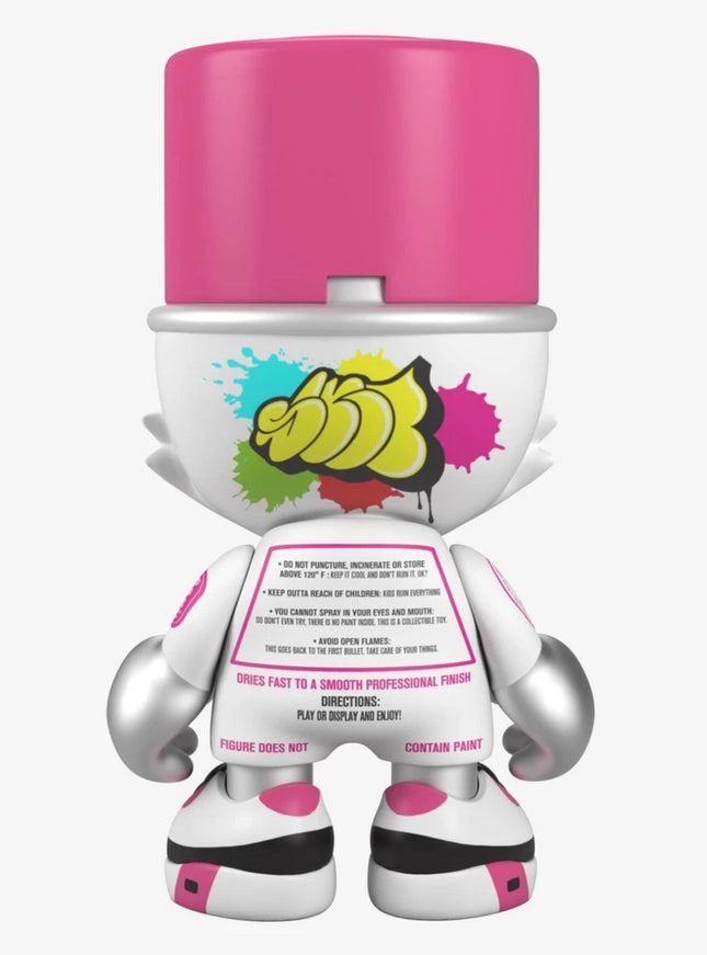 Hot Raspberry UberKranky SuperPlastic Art Toy by Sket-One