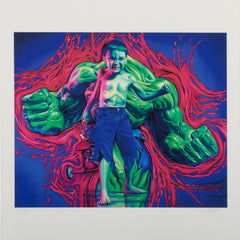 Hulk Boy Archival Print by Ron English