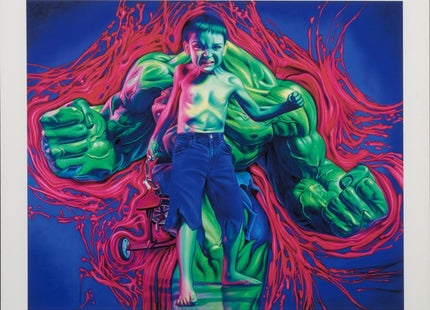Hulk Boy Archival Print by Ron English