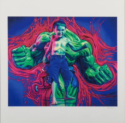 Hulk Boy Archival Print by Ron English