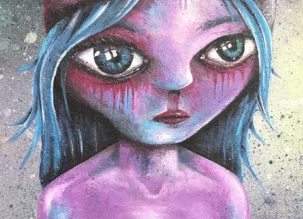 I Lost U Deck Painting Skateboard by Czee13