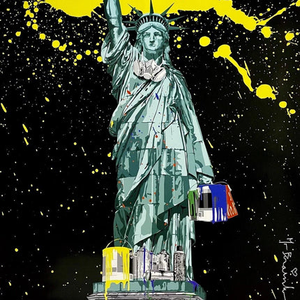 Icons Show Lady Liberty Poster by Mr Brainwash- Thierry Guetta