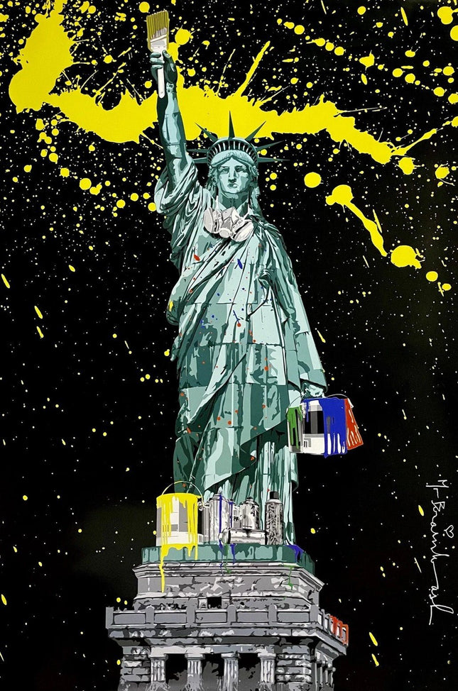 Icons Show Lady Liberty Poster by Mr Brainwash- Thierry Guetta