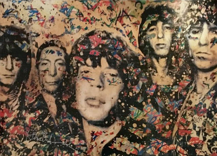Icons Show Rolling Stones Poster by Mr Brainwash- Thierry Guetta