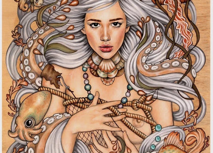 In Siren Waters Giclee Print by Wendy Ortiz