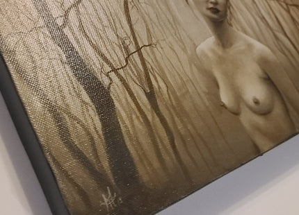 Into The Forest Original Acrylic Painting by Mandy Tsung