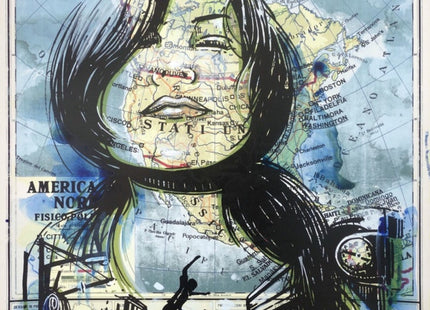 Into The Great Wild Open HPM Silkscreen by Alice Pasquini