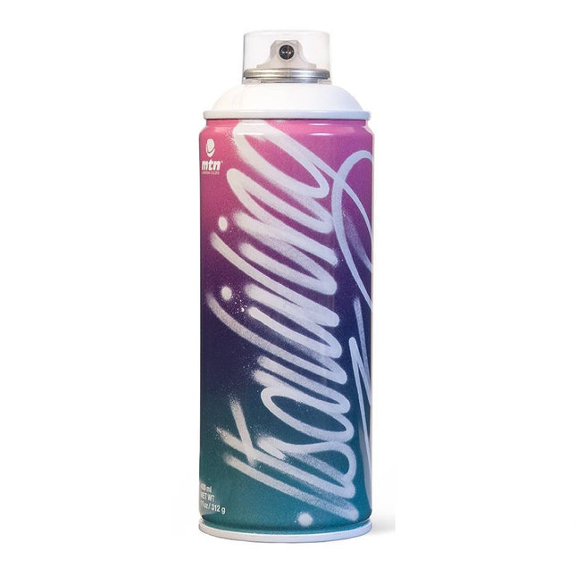 It´s a Living White Spray Paint Can Artwork by Montana MTN