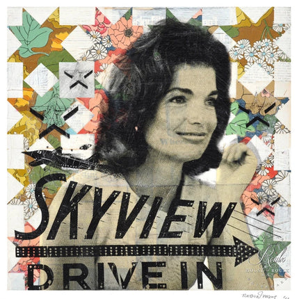 Jackie's Skyview Drive In Archival Print by Robert Mars
