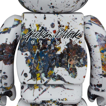 Jackson Pollock Studio Splash 100% 400% Be@rbrick Art Toy by Medicom Toy