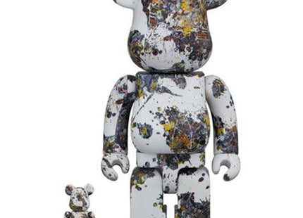 Jackson Pollock Studio Splash 100% 400% Be@rbrick Art Toy by Medicom Toy