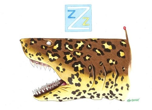 Jaguar Shark Giclee Print by Ryan Berkley