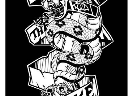 Jake the Snake B&W Giclee Print by Brandon Sopinsky
