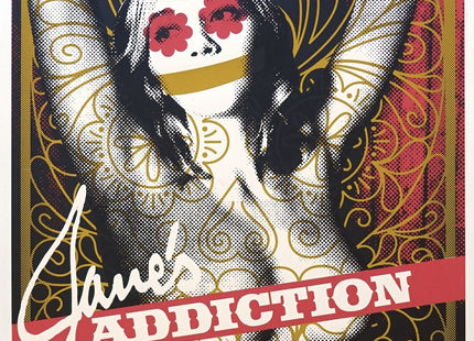 Jane's Addiction at Echoplex 2008 Silkscreen Print by MFG- Matt Goldman