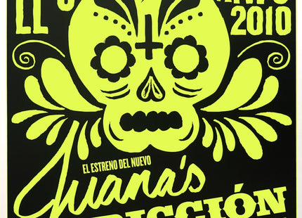 Jane's Addiction El Cinco De Mayo 2010 Silkscreen Print by MFG- Matt Goldman