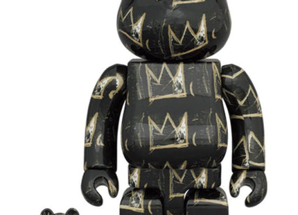 Jean Michel Basquiat #8 100% & 400% Be@rbrick - Sprayed Paint Art Collection
